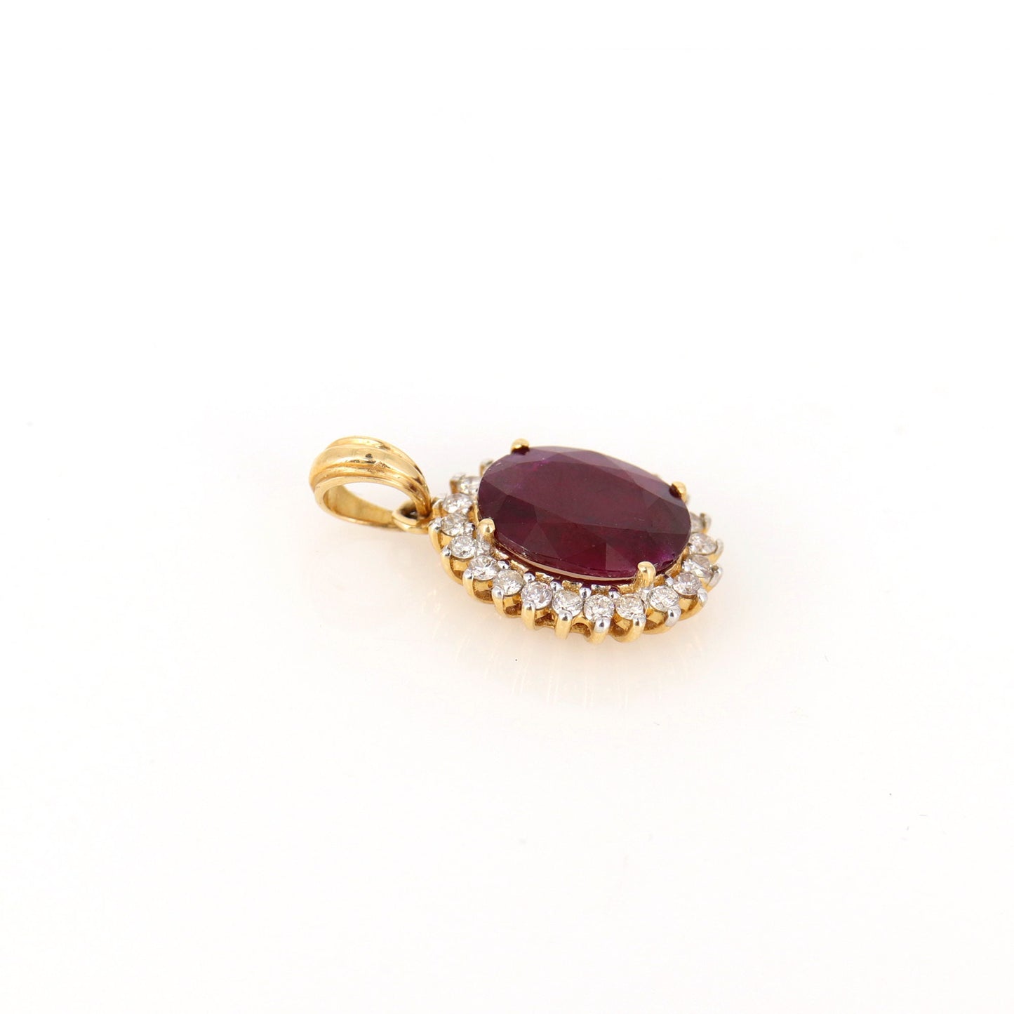 Ruby Pendant 14K Gold