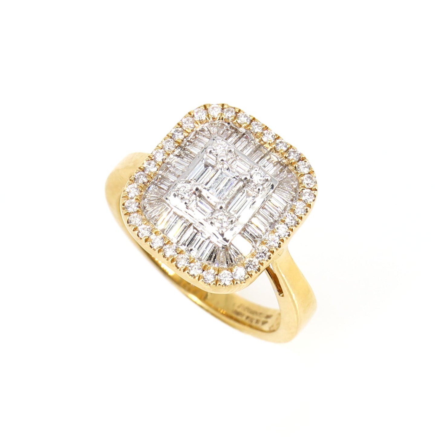 Baguette Tapered Ring 18K Gold