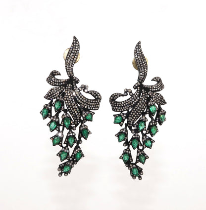 Exclusively Designed Vintage Replica Victorian Earring Gold