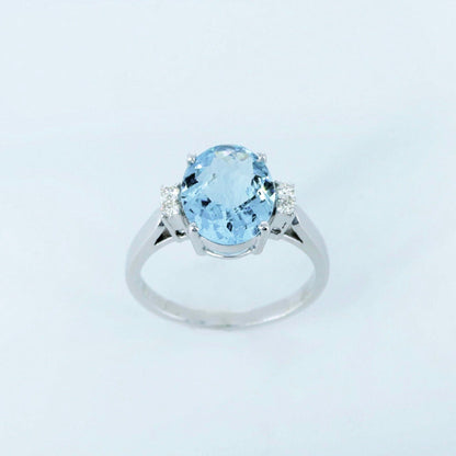 White Ring 14K Gold