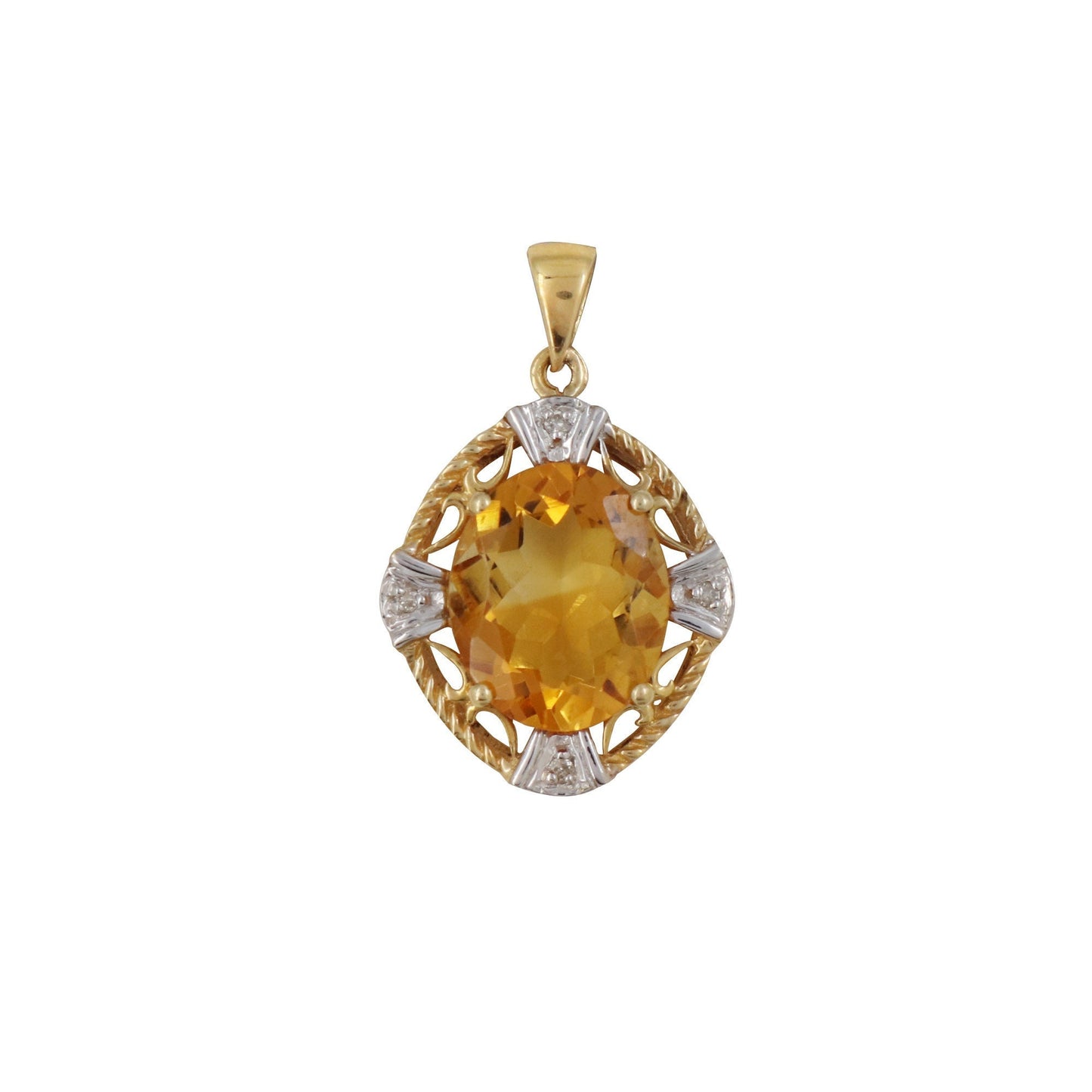 November Pendant 14K Gold