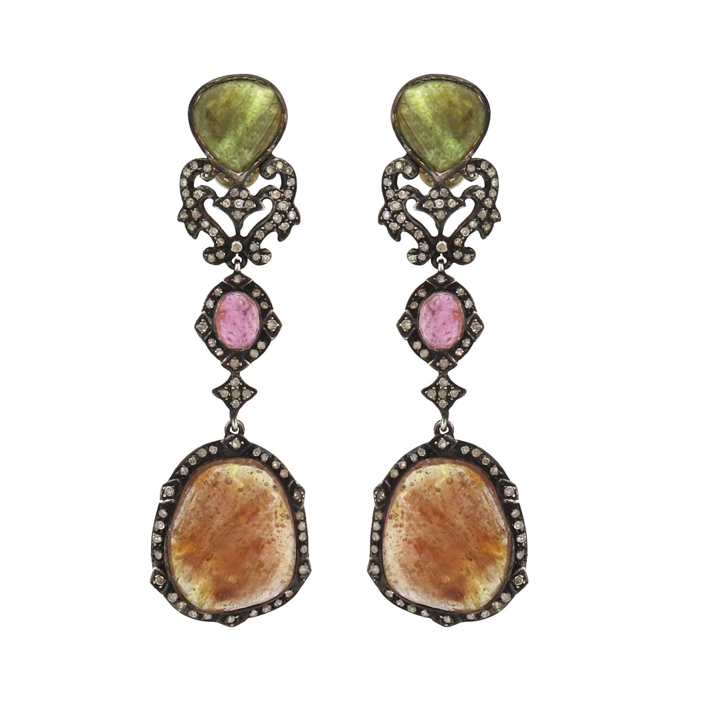 Sapphire Ruby & Earring
