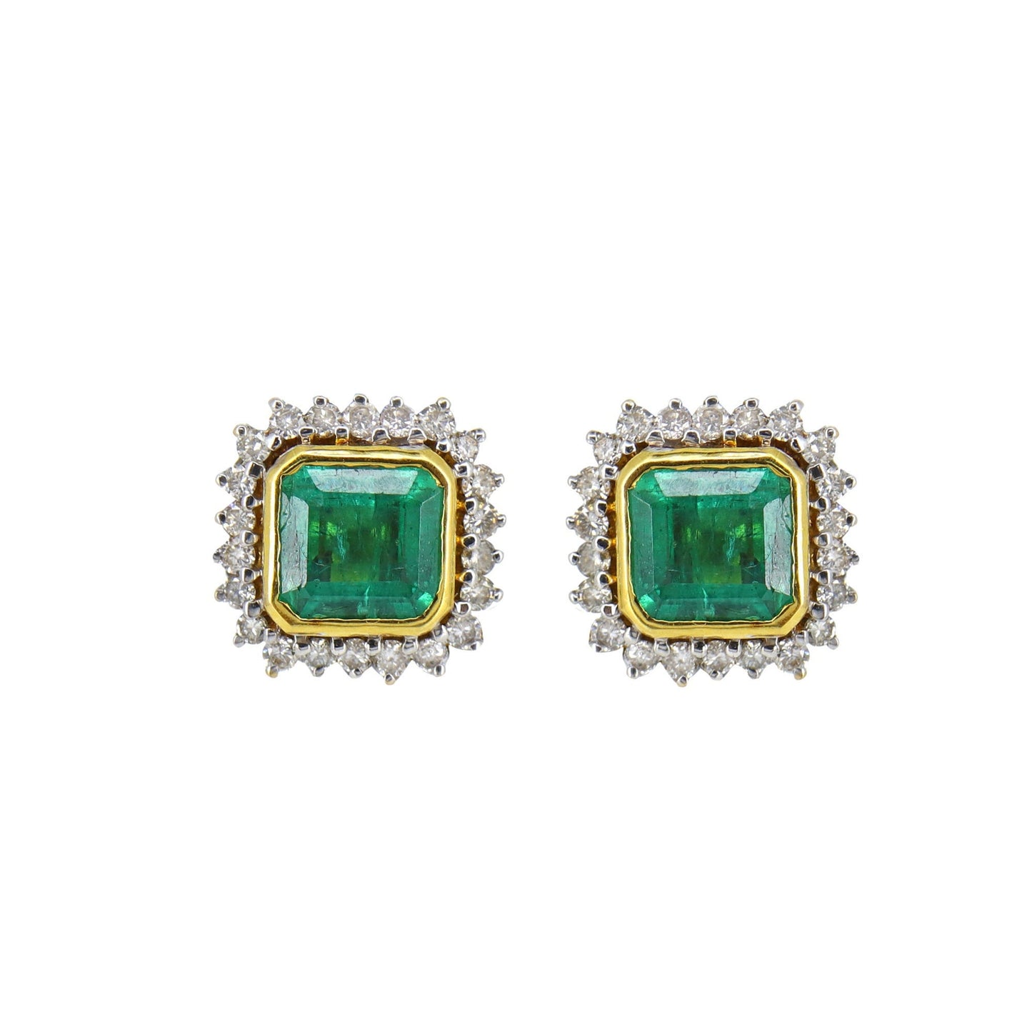 Cluster Earring 18K Gold
