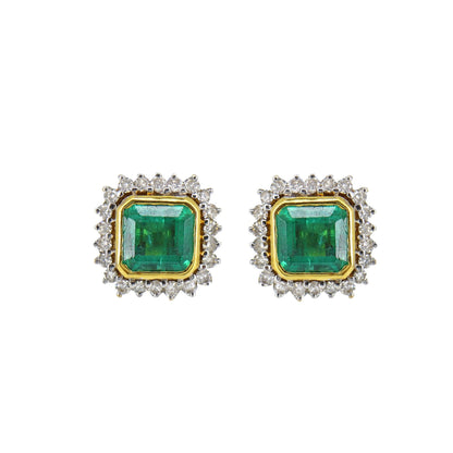 Cluster Earring 18K Gold
