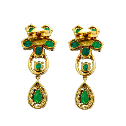 Yellow Earring 18K Gold