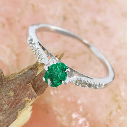 Solitaire Ring Silver