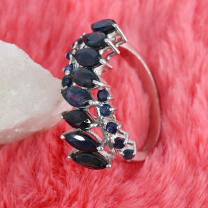 Blue Sapphire Ring Silver