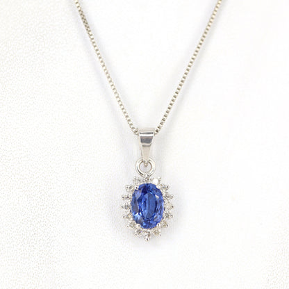 Sapphire Pendant 18K Gold