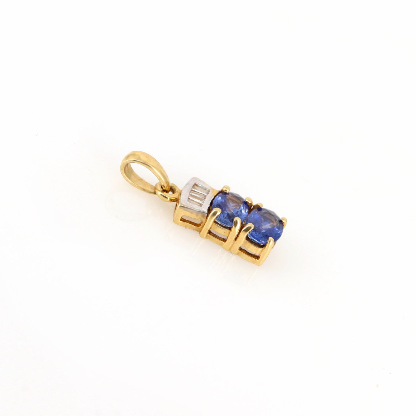 Yellow Dainty Pendant 14K Gold