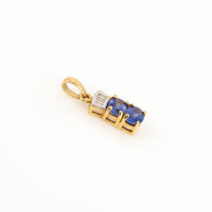 Yellow Dainty Pendant 14K Gold