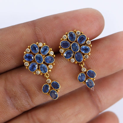 Yellow Earring 18K Gold