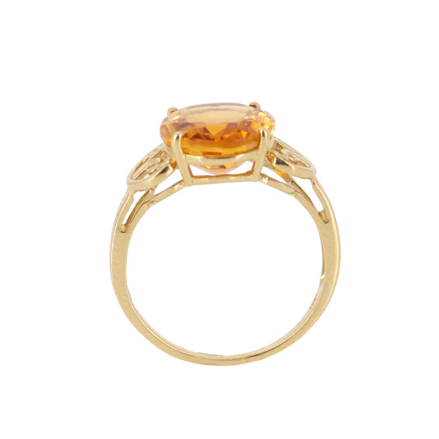 Citrine Ring 14K Gold