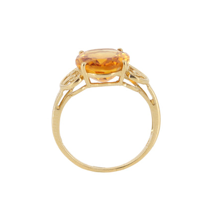 Citrine Ring 14K Gold