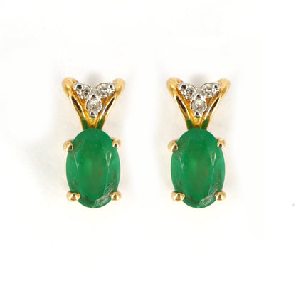 Dainty Yellow Earring 14K Gold
