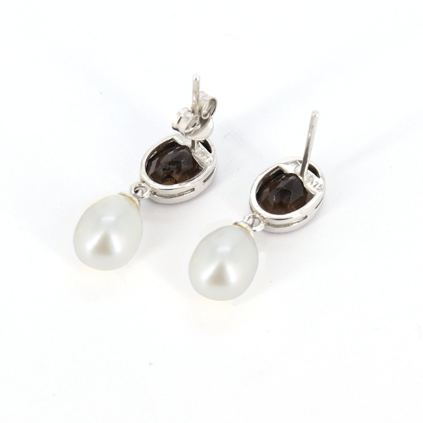 Smoky Quartz Earring Gold