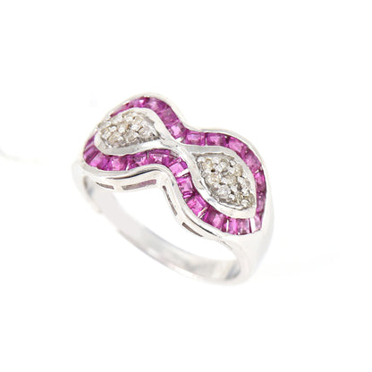 Ruby Gemstone Ring Silver