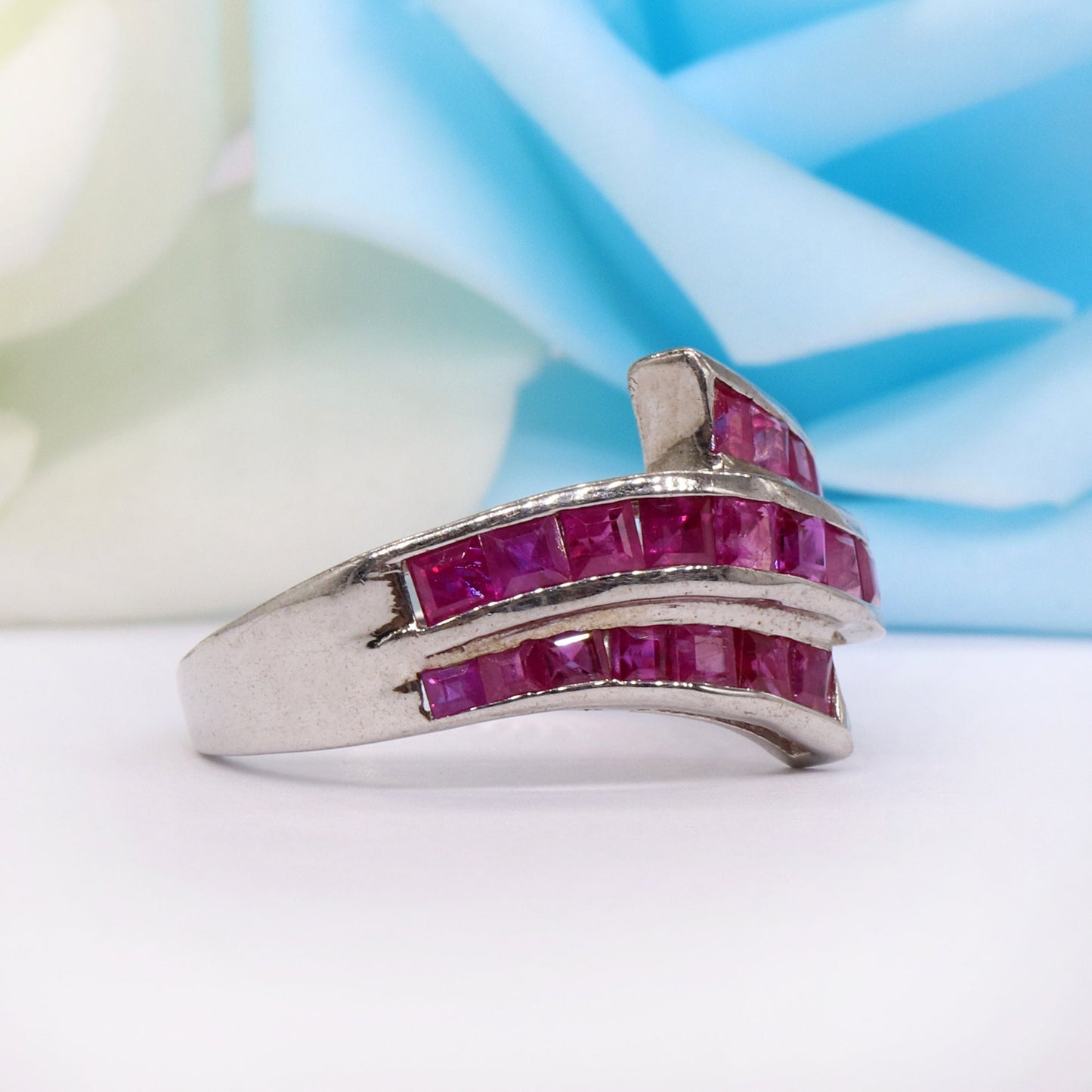 Ruby Ring Silver