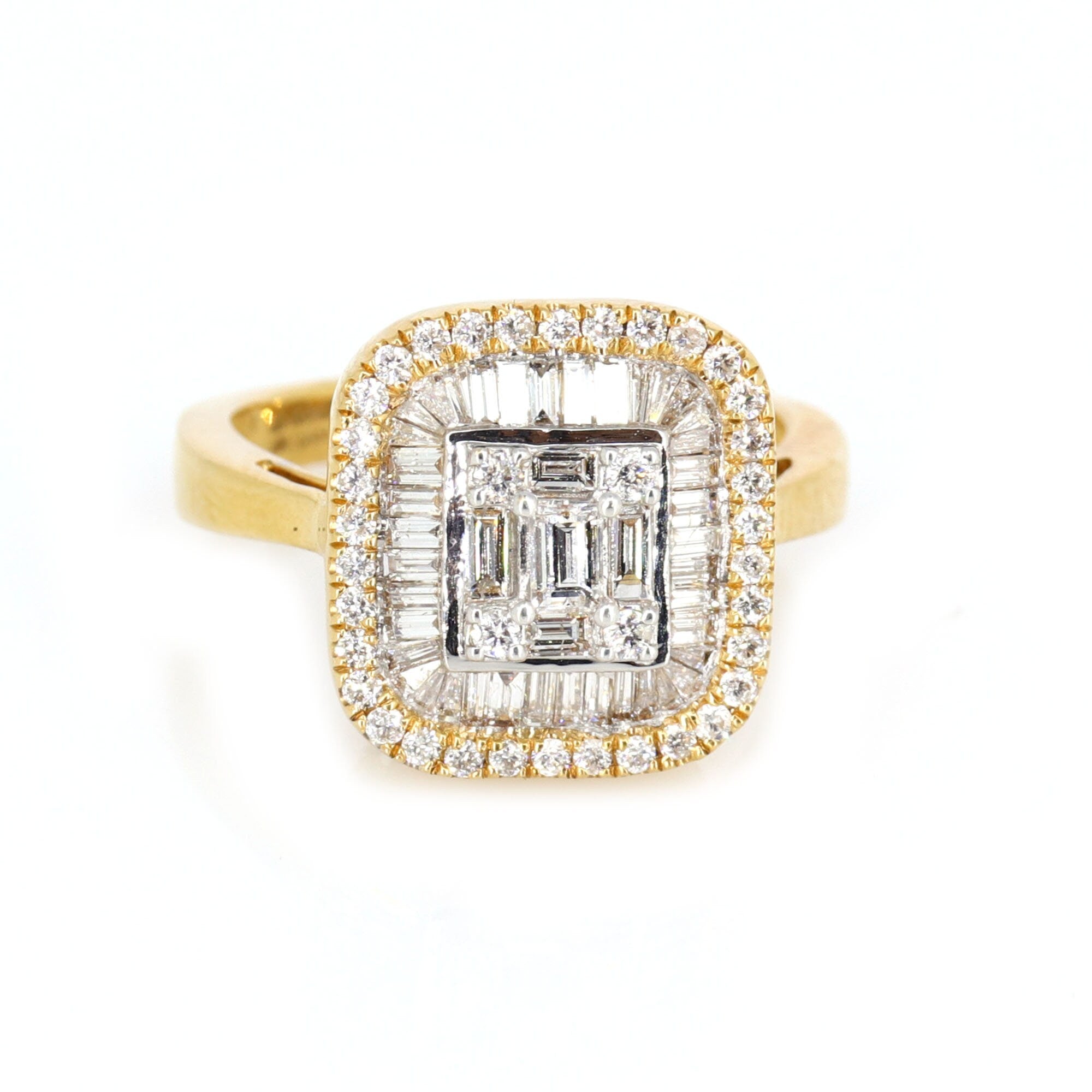 Baguette Tapered Ring 18K Gold