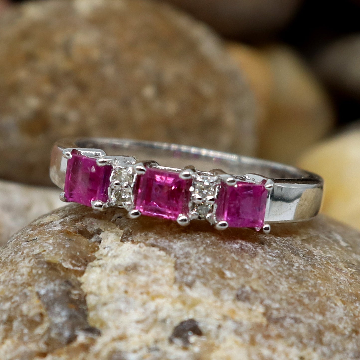 Ruby Ring Silver