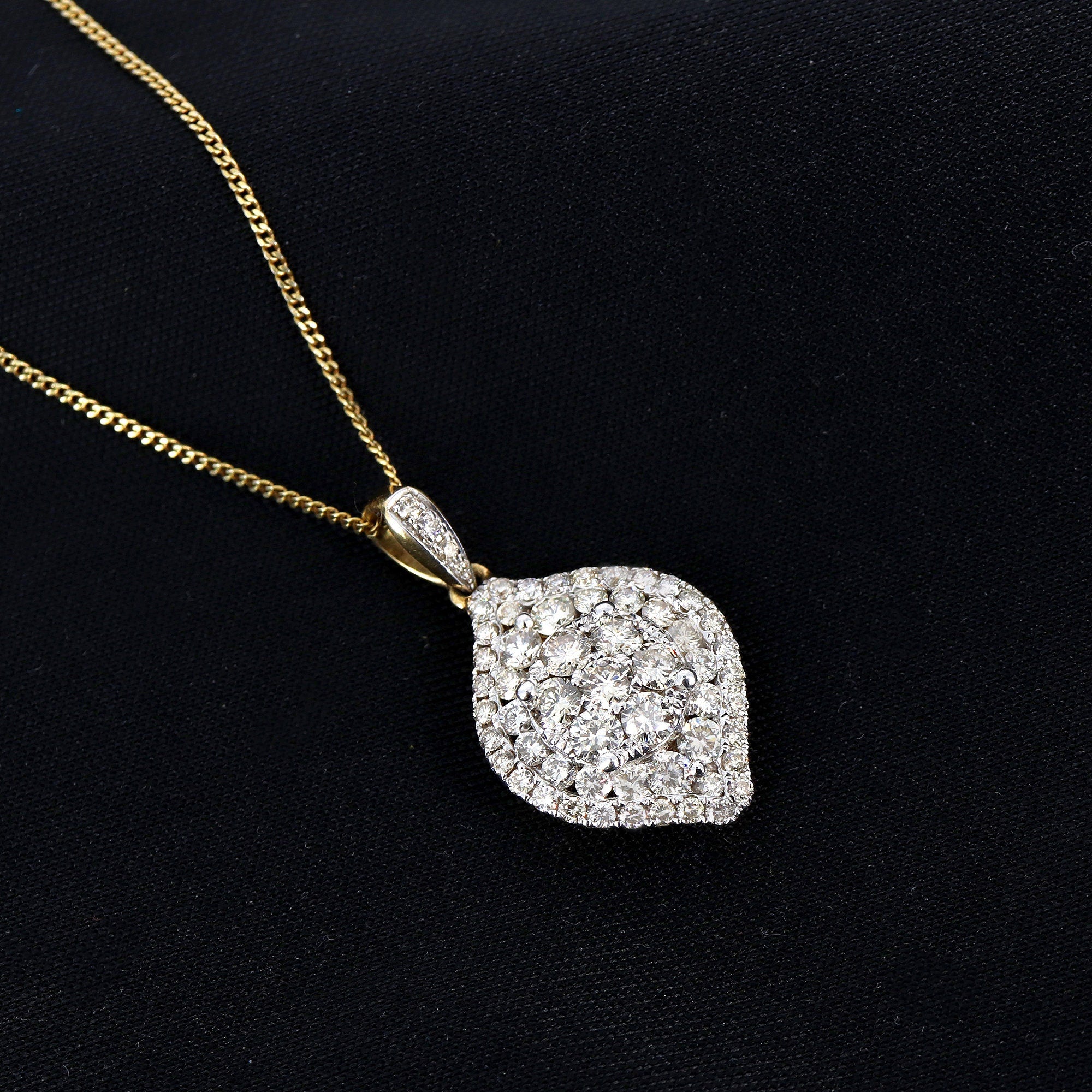 Leaf Necklace 14K Gold