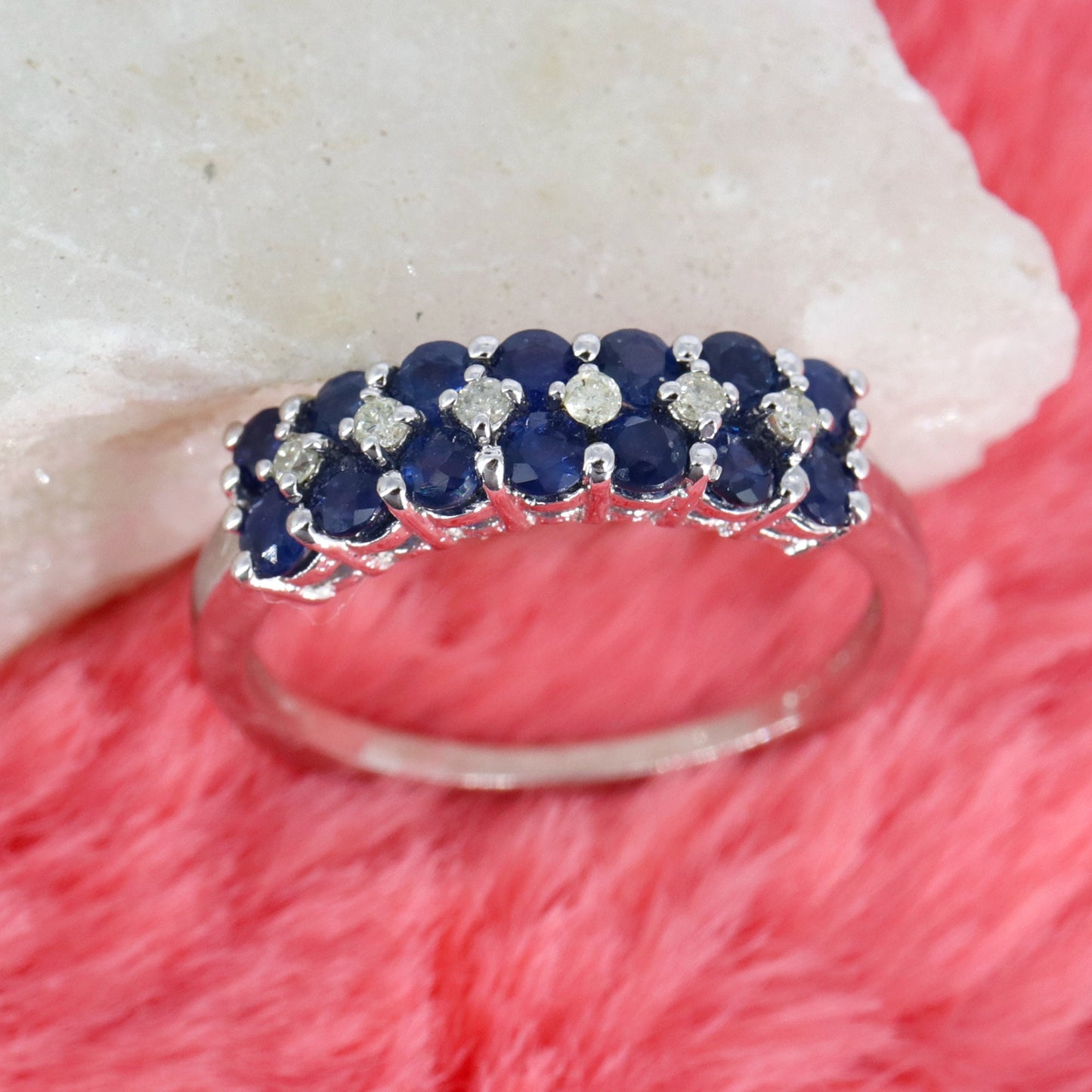 Blue Sapphire Ring Silver
