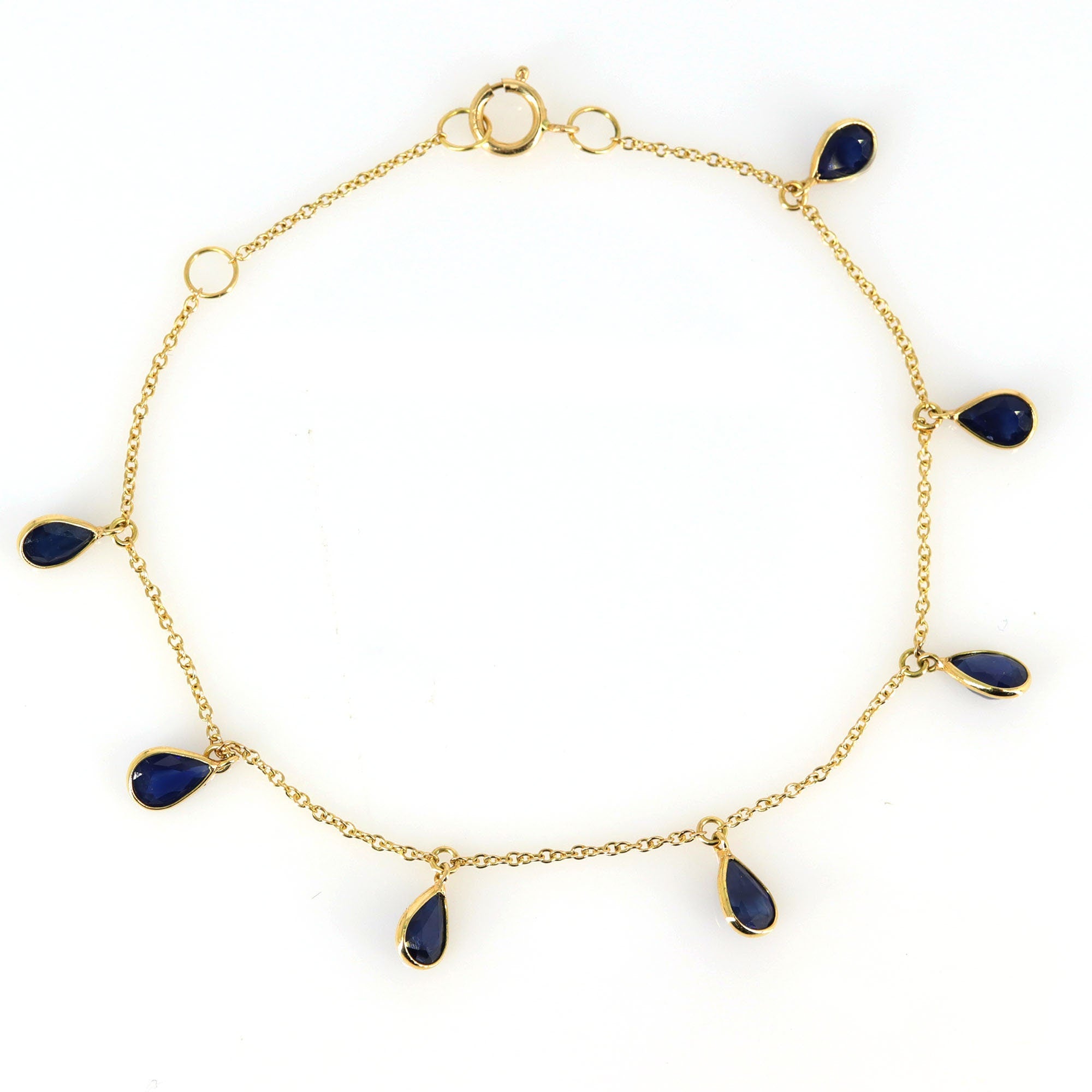 Sapphire Bracelet 18K Gold