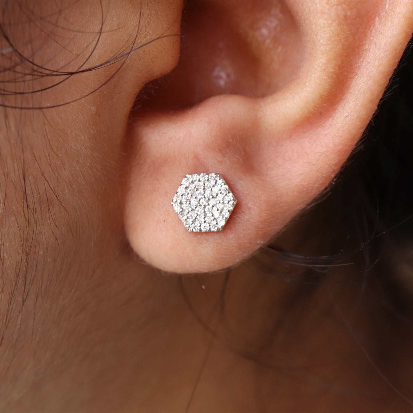 Yellow Earring 18K Gold