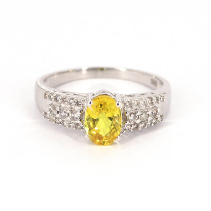 September White Ring 14K Gold