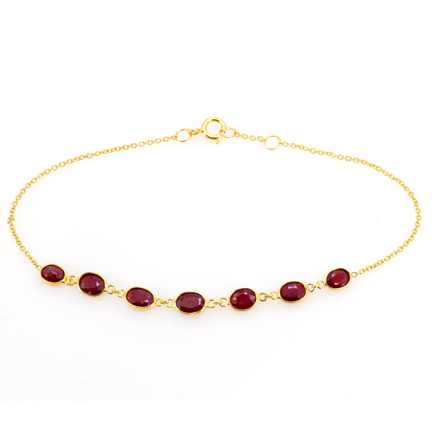Ruby Bracelet 14K Gold