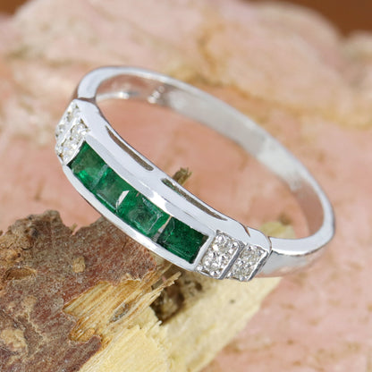 Eternity Band Boho Ring Silver