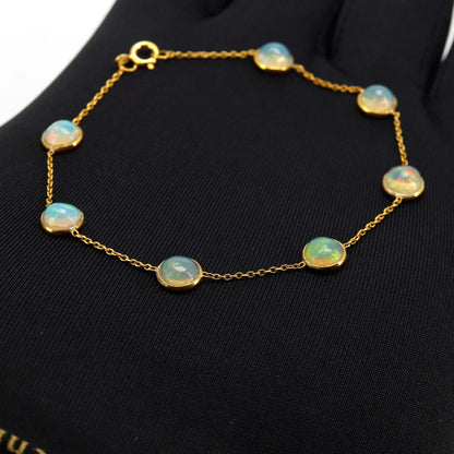 Opal Bracelet 14K Gold