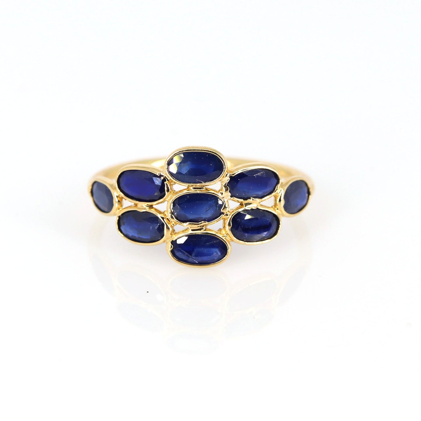 Blue Sapphire Ring 18K Gold