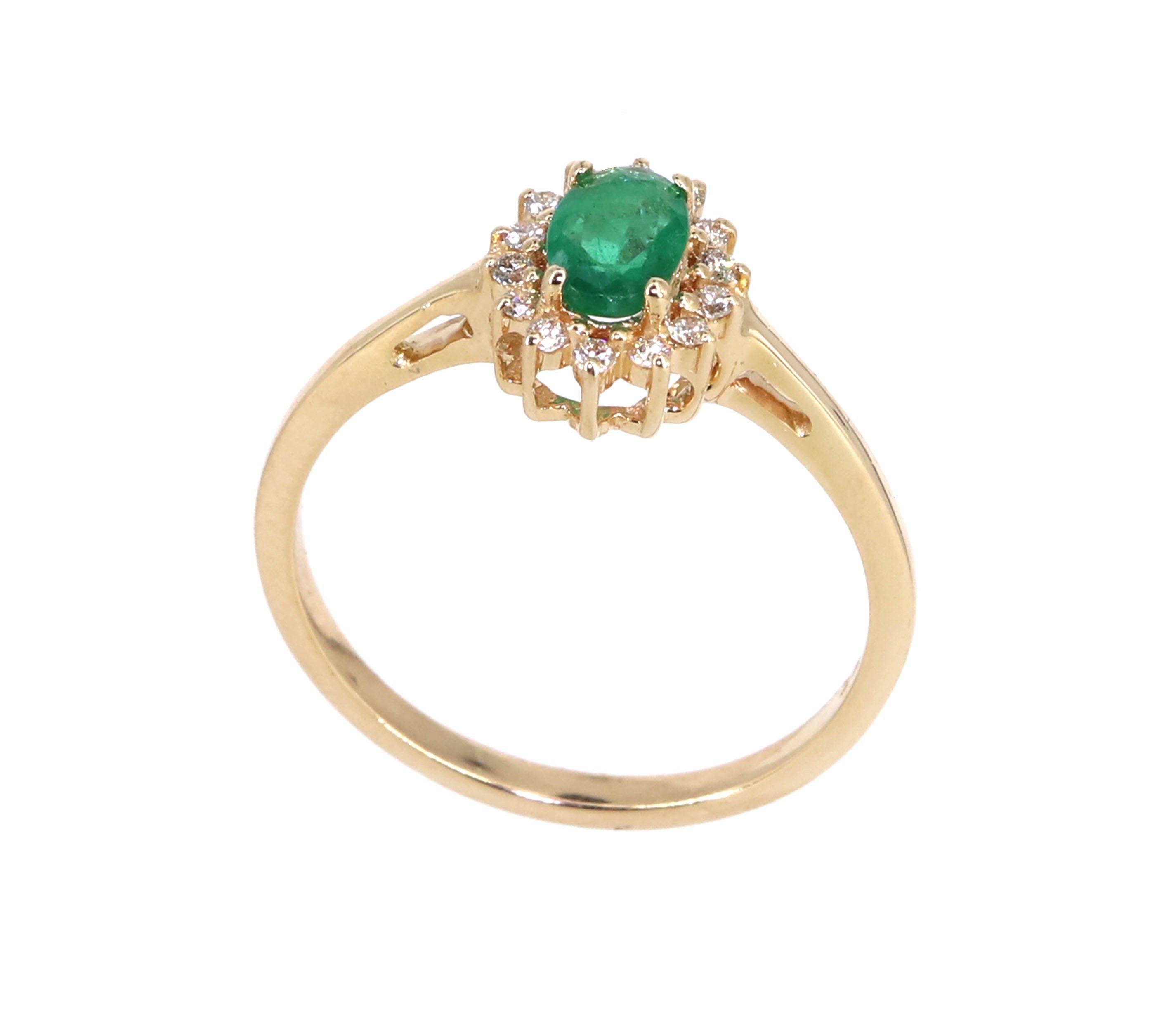 Emerald Ring 14K Gold