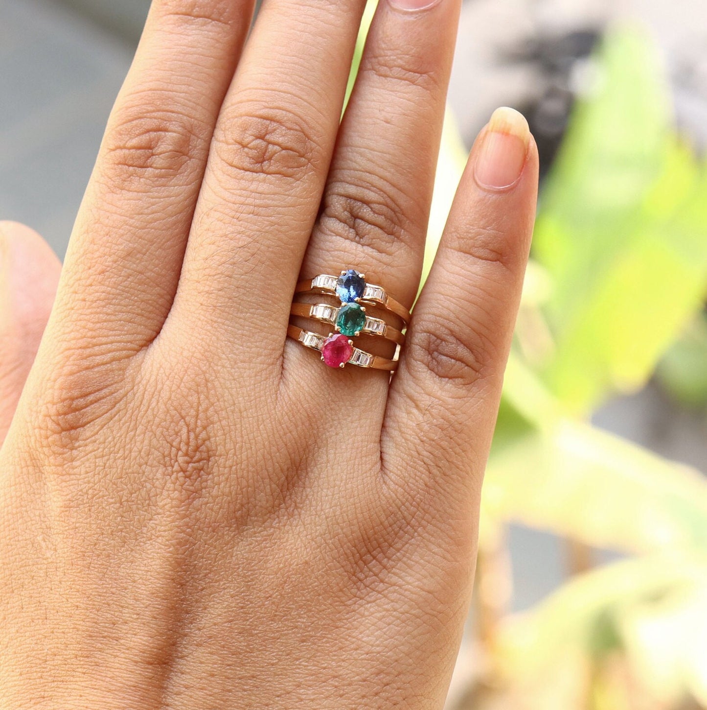 Sapphire Ring 14K Gold