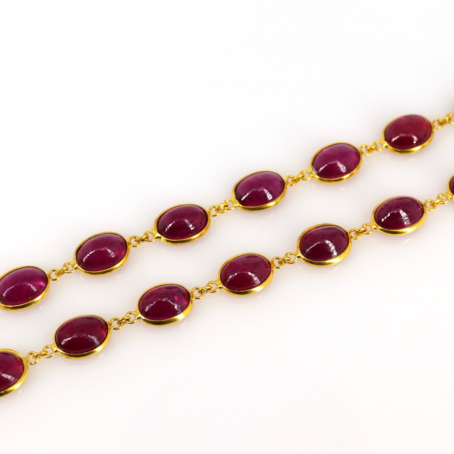 Ruby Necklace 18K Gold
