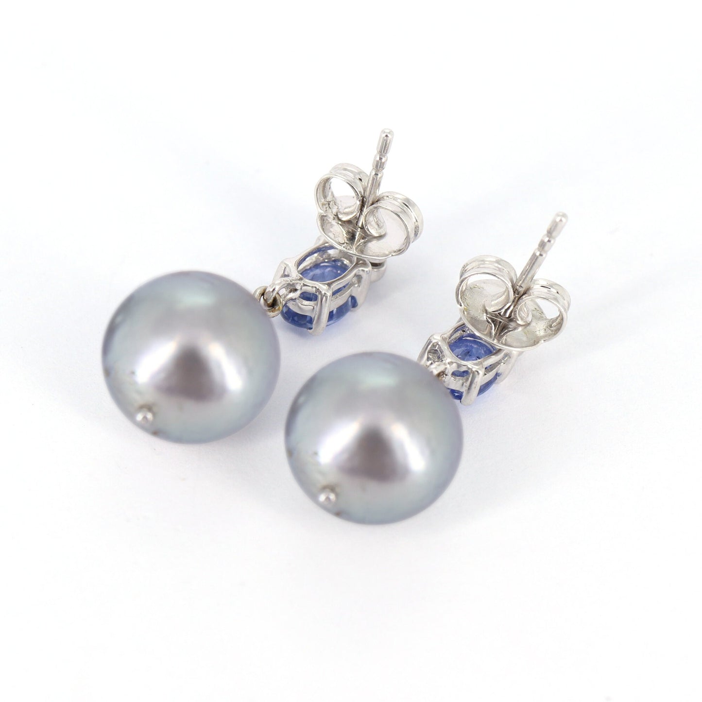 White Earring 14K Gold