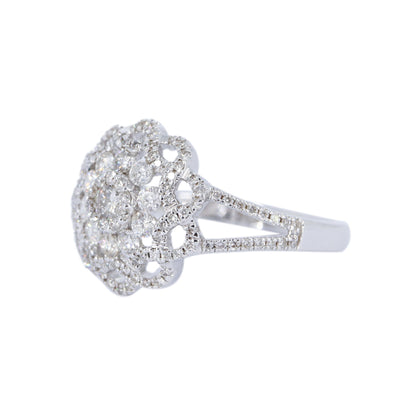 Round Cut Ring 18K Gold