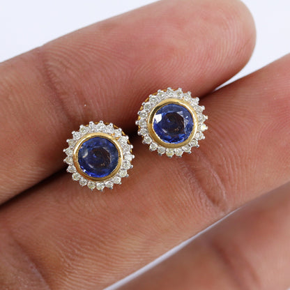 Cluster Earring 14K Gold