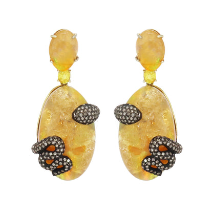 Opal Gemstone Earring