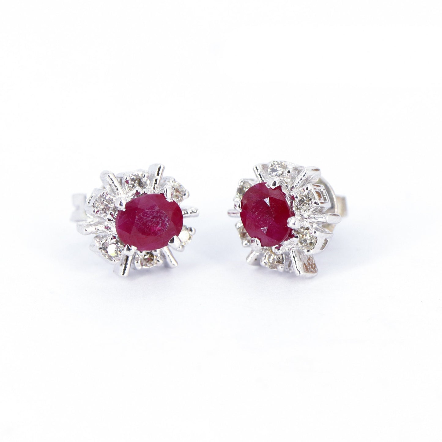 Ruby & Studs Studs Anniversary Wife Dainty Earring Silver