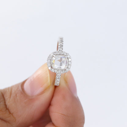 Halo Bridal Ring 18K Gold