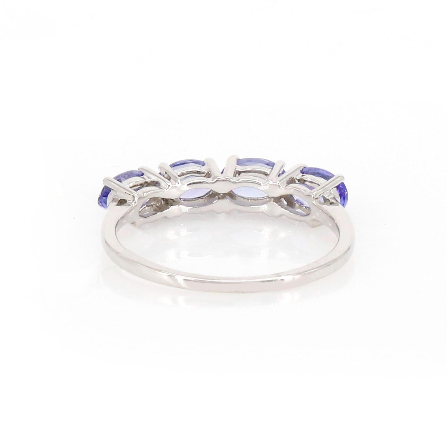White Tanzanite Ring 14K Gold