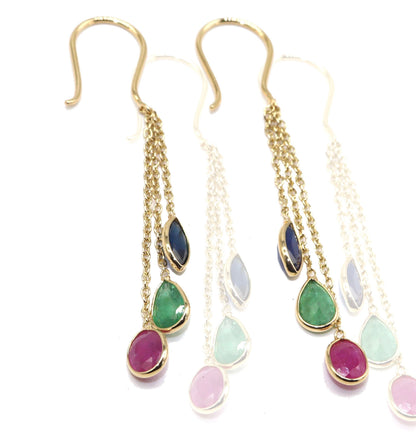 Yellow Handmade Earring 18K Gold