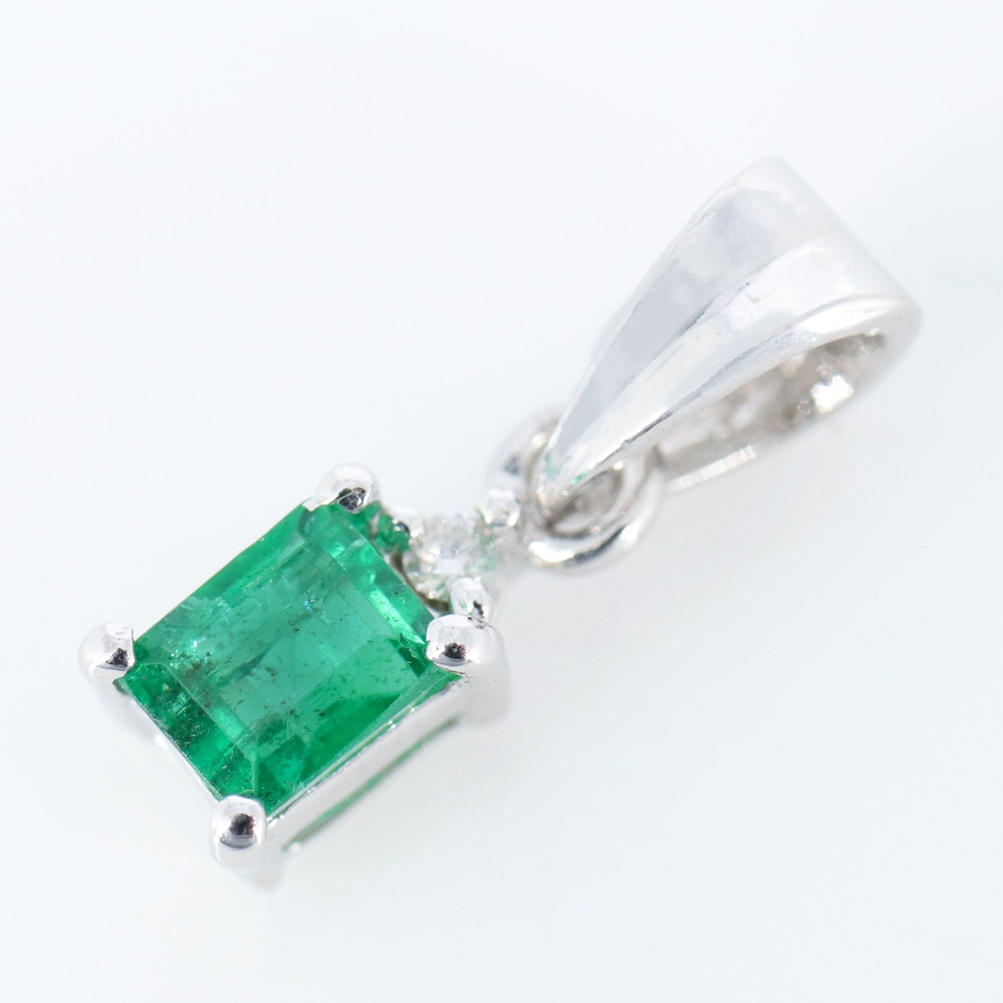 Emerald Pendant Silver