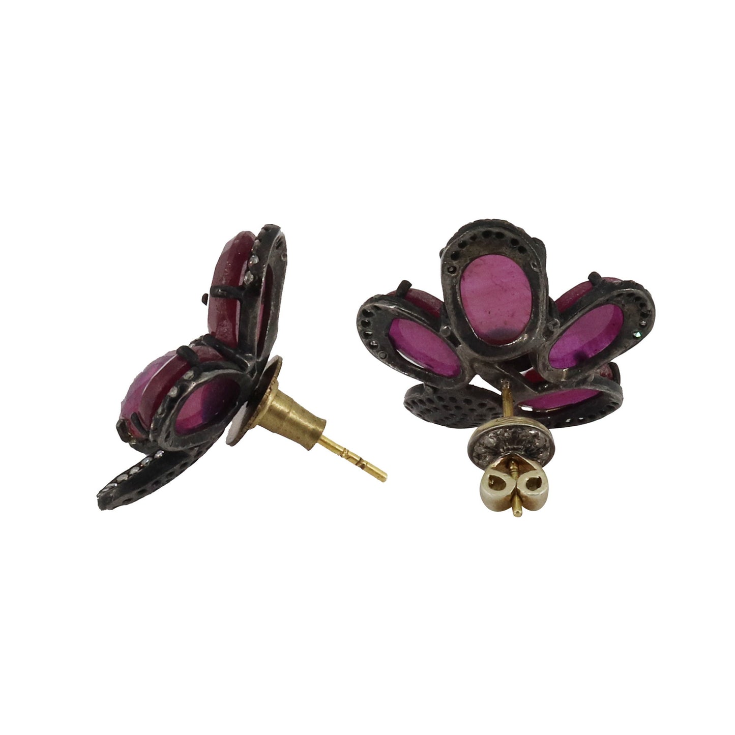 Red Ruby Earring