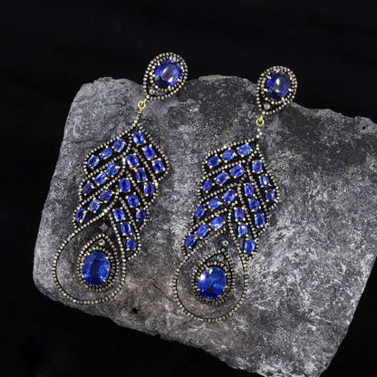 Blue Kyanite Earring