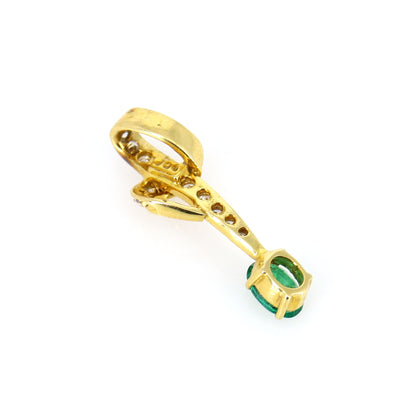 Emerald Pendant 18K Gold