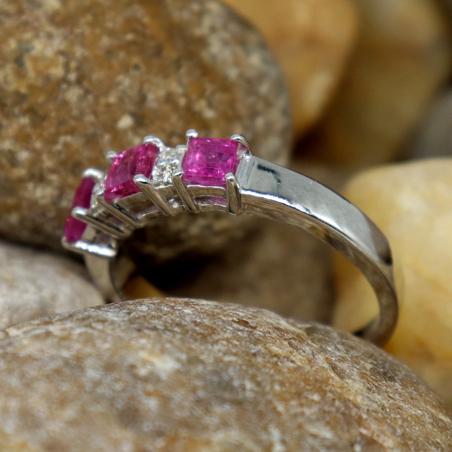 Ruby Ring Silver