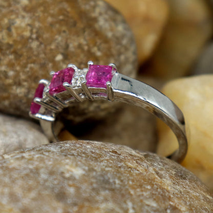 Ruby Ring Silver