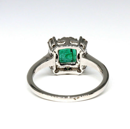 Handmade Emerald Ring 18K Gold
